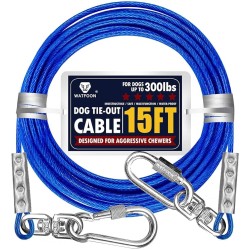 15FT/4.5M FOR LARGE DOGS/T-BLUE