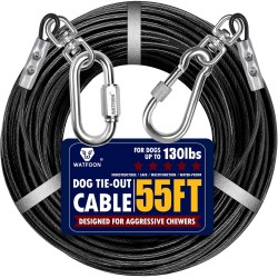 55FT/16.5M FOR SMALL DOGS/T-BLACK