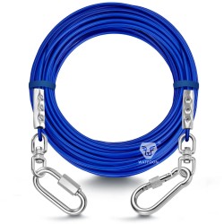 50FT/15.5M FOR MEDIUM DOGS/BLUE