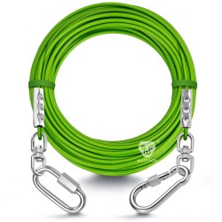 50FT/15.5M FOR MEDIUM DOGS/GREEN